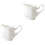 2Pcs Ceramic Milk Jug White 230Ml Kitchenware for Coffee and Tea 2