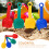 16Pcs Kids Plastic Beach Assorted Colors Sand Digging Toys 9