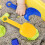 16Pcs Kids Plastic Beach Assorted Colors Sand Digging Toys 5