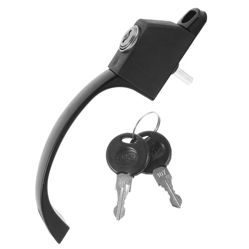 5Pcs Aluminum Window Handle Locks Black for Sliding Windows Home Use 1