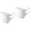 2Pcs Ceramic Milk Jug White 230Ml Kitchenware for Coffee and Tea 3