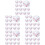 100Pcs Classic White Paper Chef Hats Adjustable Size for Cooking 6