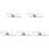 5Sets Paper Eyebrow Stencil Tool for Symmetrical Brows Assorted Color 4