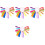 4Pcs Handheld Wood Oar Drum Multi Color Party Performance Drum 8