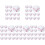 100Pcs Classic White Paper Chef Hats Adjustable Size for Cooking 2