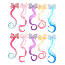 30St Kids Haarextension Clips Met Strik, Perfect Voor Verjaardagen