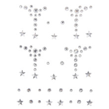 Veelzijdige Gezichtsjuwelen Stickers Multikleur Resin En Plastic
