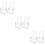6St Menuhouder Transparant Compact Brochurehouder Voor Bureaus 7