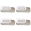 4St Compacte Kattengras Planter Lichtgrijs Soilless Met Opbrengst 7