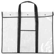 4St Draagbare Organizer Zwart PVC En Non-Woven Met Handvat