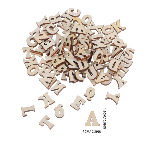 1000St Letterstukken Beige Voor Creatieve Knutselactiviteiten 1