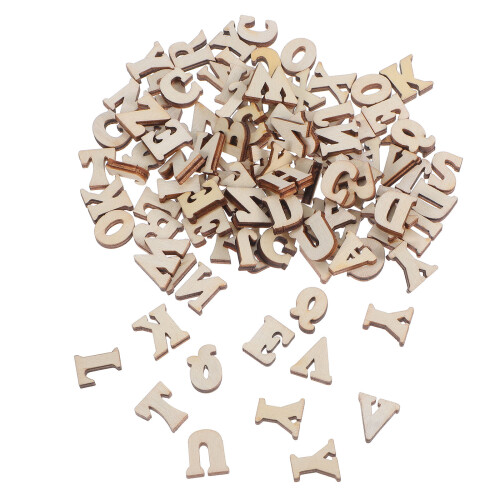 1000St Letterstukken Beige Voor Creatieve Knutselactiviteiten