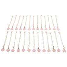 78St Decoratieve Roze Letterketting Beker Hanger En Sleutel