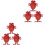 6St Functioneel Donkerrood ABS Wind-Up Insect Model Speelgoed Kids 5