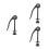 3St Stevige Aluminium Zadelpen Zwarte Quick Release 5