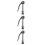 3St Stevige Aluminium Zadelpen Zwarte Quick Release 9