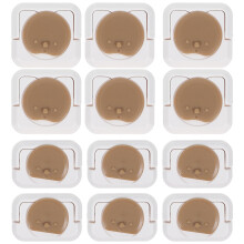 24St Kindveilige Lichtbruine Stopcontact Covers ABS Plastic Veiligheid