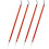 16Pièces Pinceaux Chinoise Rouge Bambou Polyvalents 3