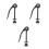 3St Stevige Aluminium Zadelpen Zwarte Quick Release 6