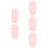 5St Multifunctioneel Wasbord Roze Plastic Wasplank Met Zeephouder 5