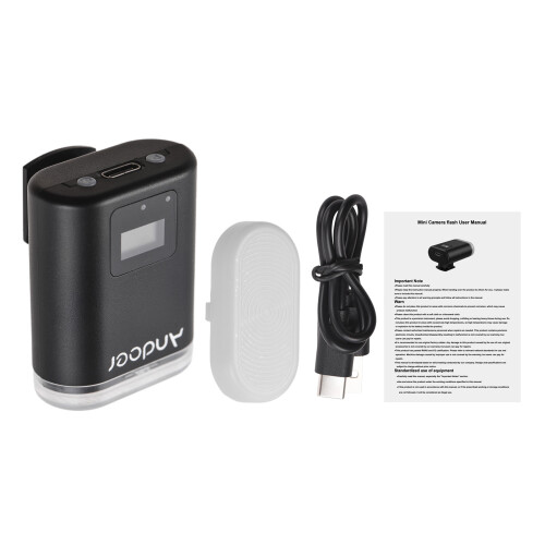 Andoer S10 GN10 Mini Camera Flash 5600K, 8-Level Brightness, 33g 1