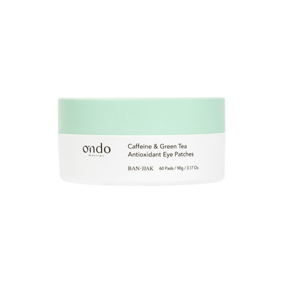 Ondo Beauty Green - Antioxidant Eye Patches With Caffeine And Tea 60 Units