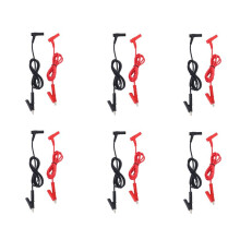 6 Pair Banana Plug to Alligator Clip Test Lead Crocodile Clip Lab Test Cable with Banana Plug Heavy Duty 1M Long