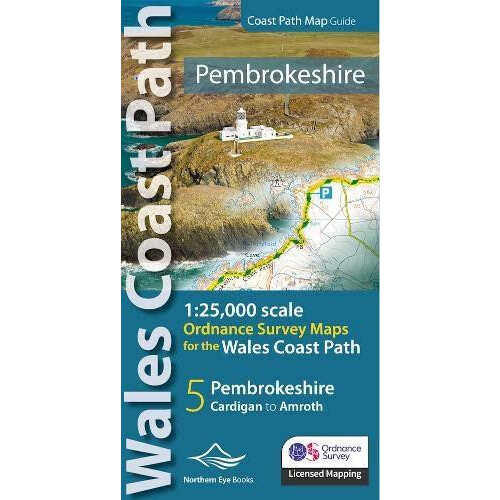 Pembrokeshire Coast Path Map Guide Paperback Book