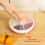 Conjunto giratorio de 5 compartimentos para snacks, rosa, 18 cm 5
