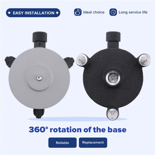 360Adjust Laser Level Adapter Rotating Base for Laser Level Tripod Connector Pivoting Base Fine Tuning Holder 2