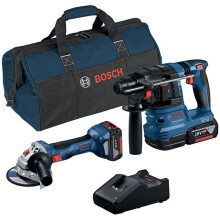 Hammer drill and angle grinder set - Bosch - 0615A50037