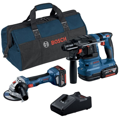 Bosch Hammer drill and angle grinder set - Bosch - 0615A50037