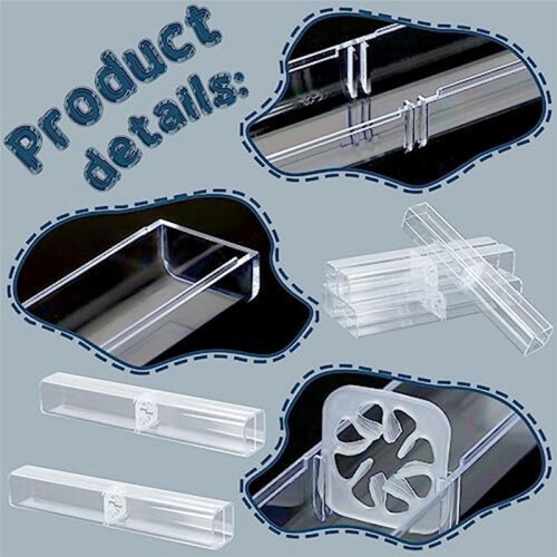 25Pcs Clear Acrylic Pencil Case, Reusable Pen Gift Box Empty Plastic Pen Storage Container Pencil Packaging Box Set 1