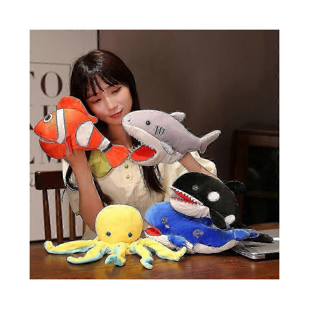 Photos - Doll Kikidex  Ocean Shark Hand Puppet Toy Parent-child Interactive Performance (As show, Chameleon Puppet)