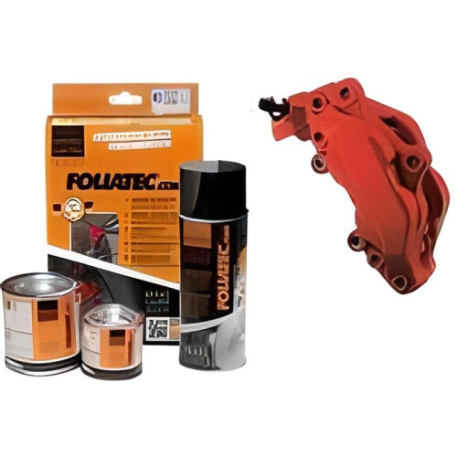 Foliatec MATT RED brake caliper paint kit
