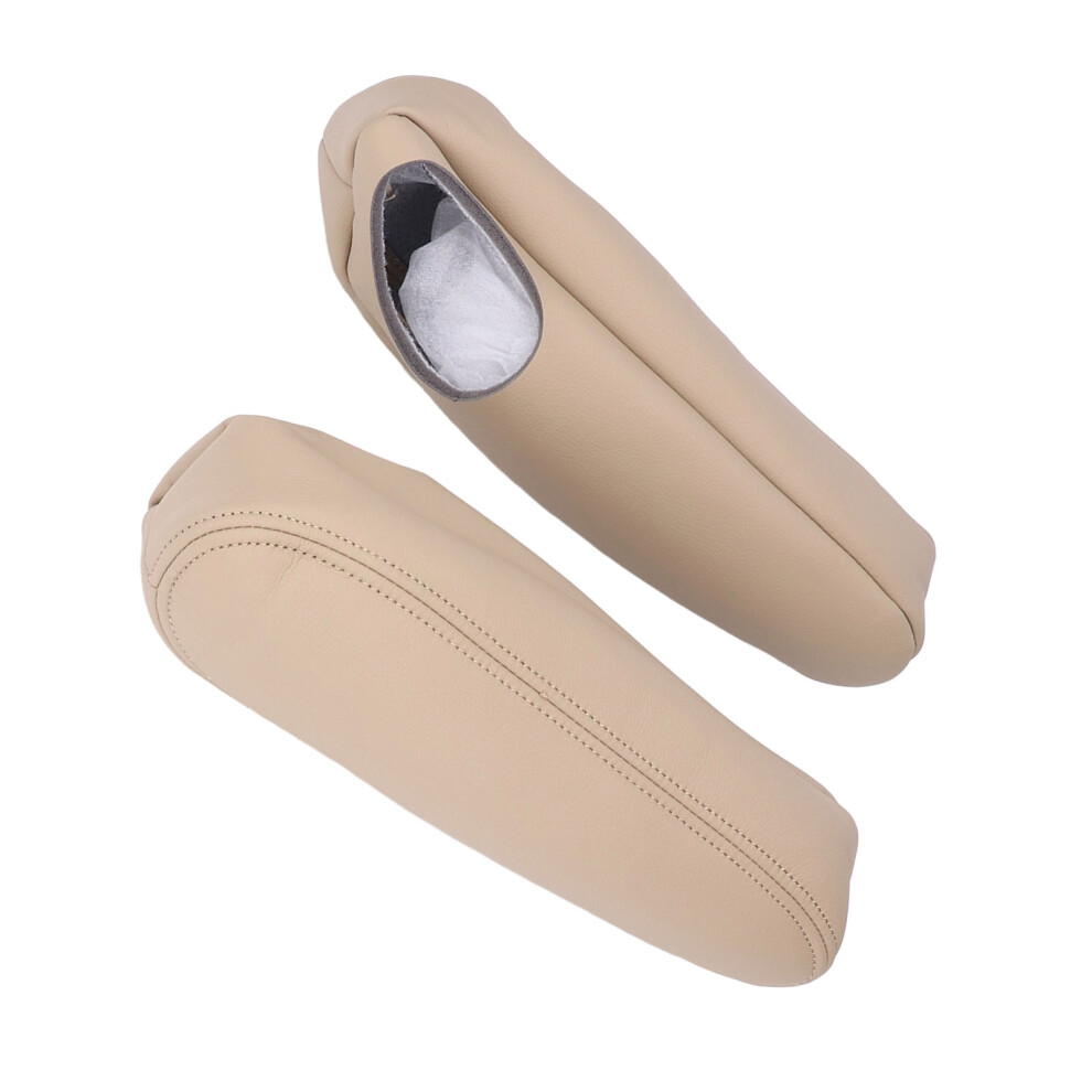 Artificial Leather Front Seat Armrest Cover For Tahoe/Suburban 1500 2000-2006 Beige 8761376494665