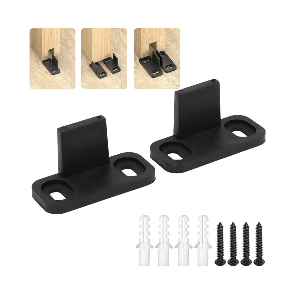 Easy To Install Sliding Closet Door Floor Guide, Quiet And Smooth Sliding Floor Mounted Bottom Track Guide For Barn Cabinet And Closet Doors, Impact 9190834287423