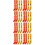 8Paires Bas Genou À Pois Multicolores Confortables 8