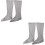 2Paires De En Coton Clair, Respirant 6