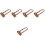 5Pièces Porte- Cuir Ajustable Marron Pour Café Portables 4