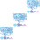 3Pièces Paillettes PVC Bleues Décorations DIY Accessoires 7