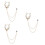 3Pièces Broche Suspendue Accessoire Élégant Costume 7