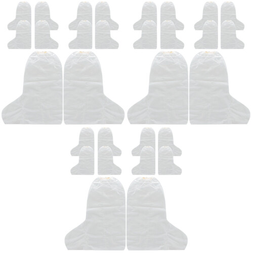 30Pièces -Pieds Jetables Transparents Pour Et Pédicure 2