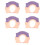 5Pièces Bonnets Caoutchouc Bébé Violet Pour Bain Sécurisé 7