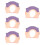 5Pièces Bonnets Caoutchouc Bébé Violet Pour Bain Sécurisé 11