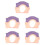 5Pièces Bonnets Caoutchouc Bébé Violet Pour Bain Sécurisé 6