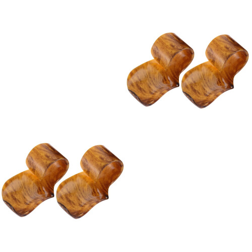 4Pièces Accessoires Accélérateur Marron Clair 2