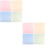 2Ensembles Chiffons Nettoyage Microfibres Multicolores Pour Lentilles 4