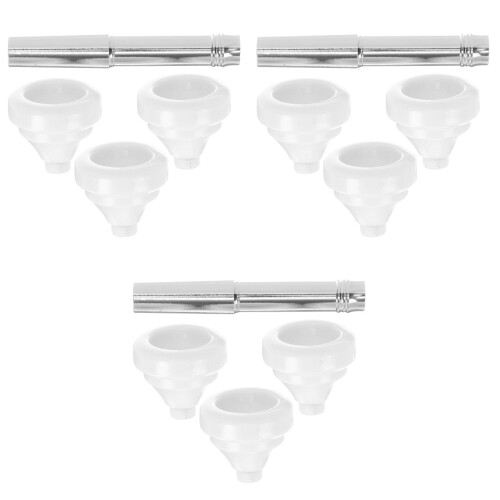 3Ensembles Embouchures Trompette Blanches Accessoires Pour 1