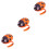 3Pièces Bouée De Natation PVC Orange Avec Ceinture Réglable 9